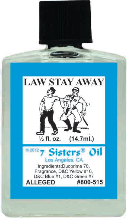 LAW STAY AWAY-Spiritual Magick 7Sister's Oil