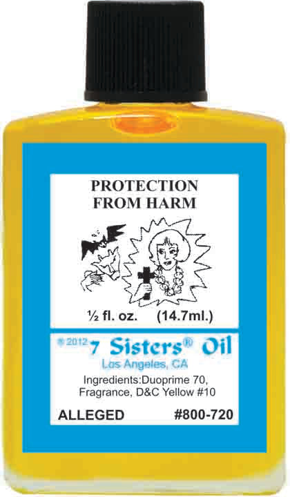 PROTECTION FROM HARM-Spiritual Magick 7Sister's Oil