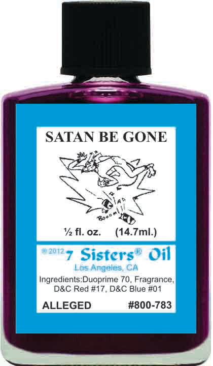 SATAN BE GONE-Spiritual Magick 7Sister's Oil