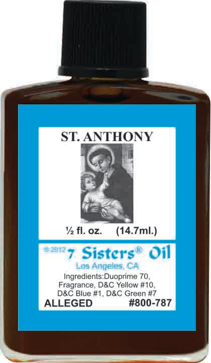 ST ANTHONY-Spiritual Magick 7Sister's Oil