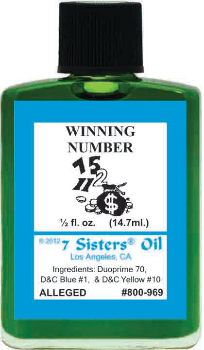 WINNING NUMBER-Spiritual Magick 7Sister's Oil